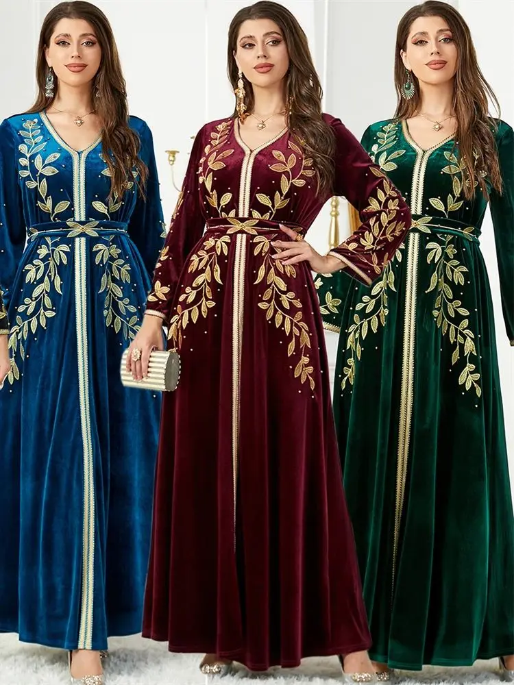 Рамадан Зимние Африканские Платья Для Молитвы Одежда Женская Абайя Турция Исламское Мусульманское Скромное Платье Robe Musulmane Femme Vestidos